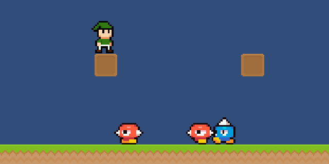 Plataformas 2D con cara de Link