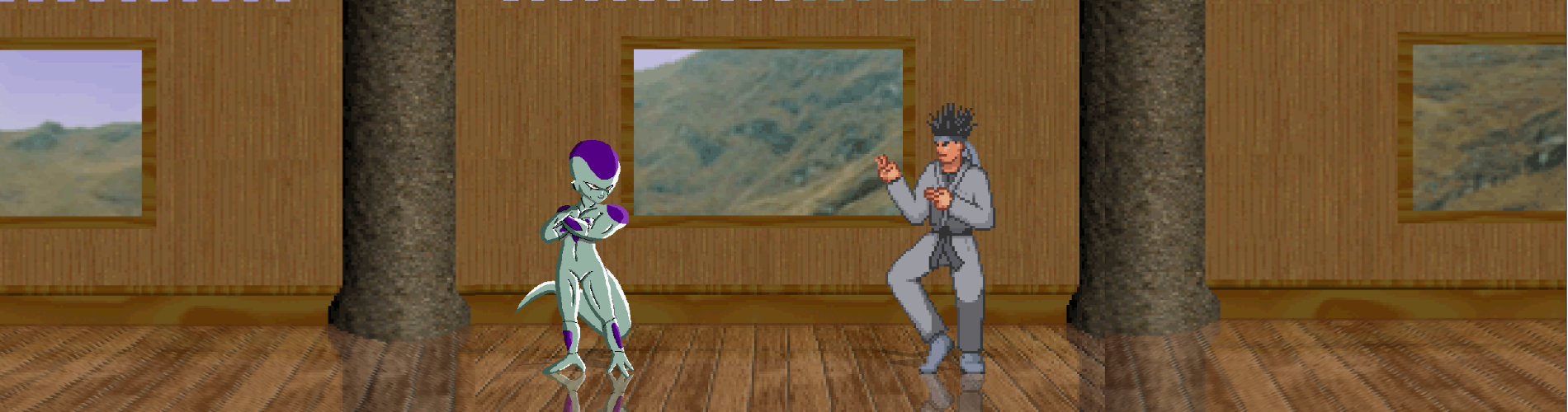 Freezer entrando en el combate